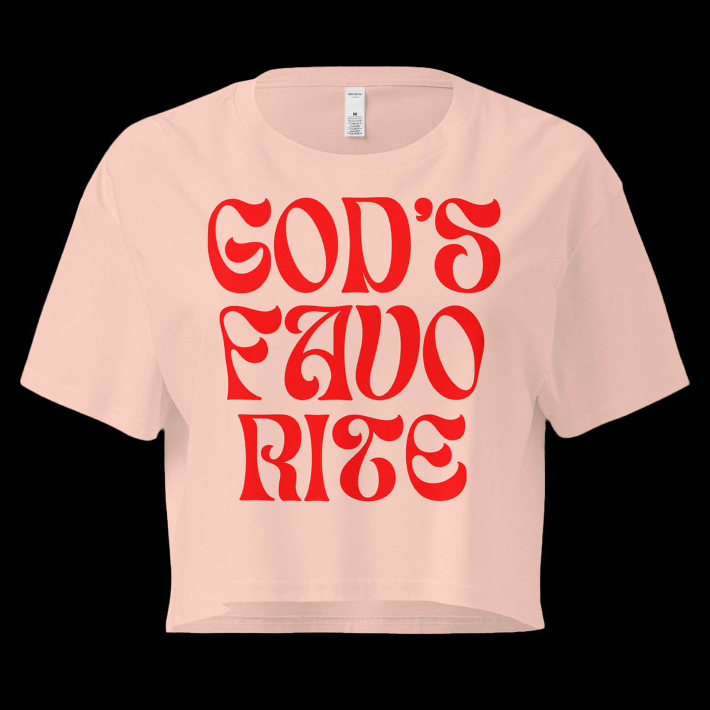 God’s Favorite Women’s crop top