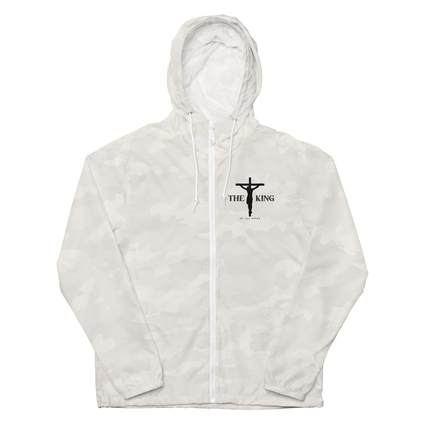 King Jesus lightweight zip up windbreaker